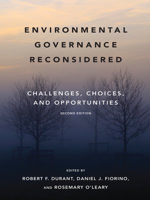 cover image of Environmental Governance Reconsidered